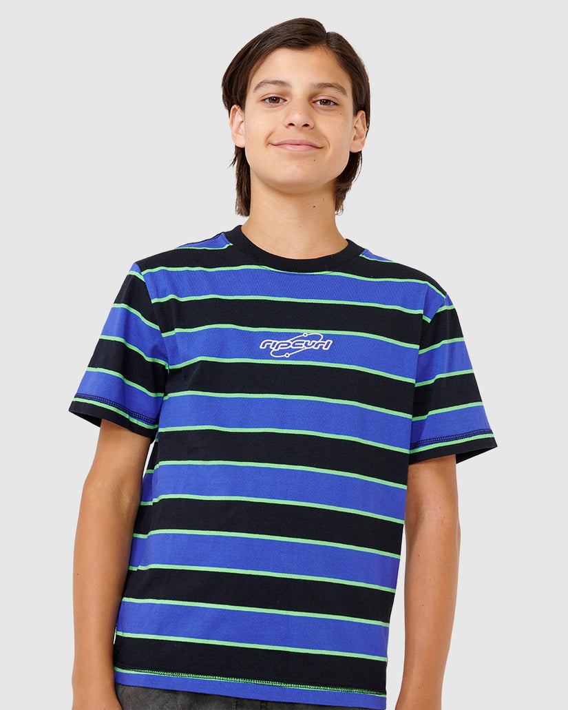 BOYS 8-16 ARCHIVE STRIPE T-SHIRT