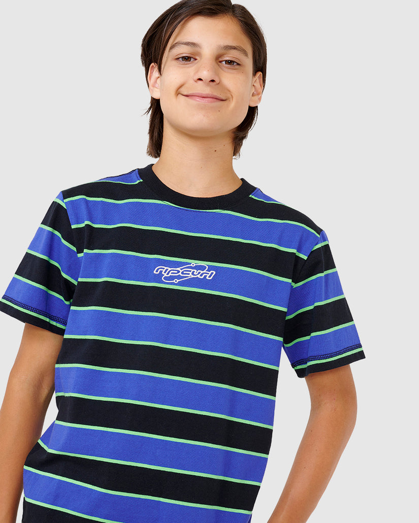 BOYS 8-16 ARCHIVE STRIPE T-SHIRT