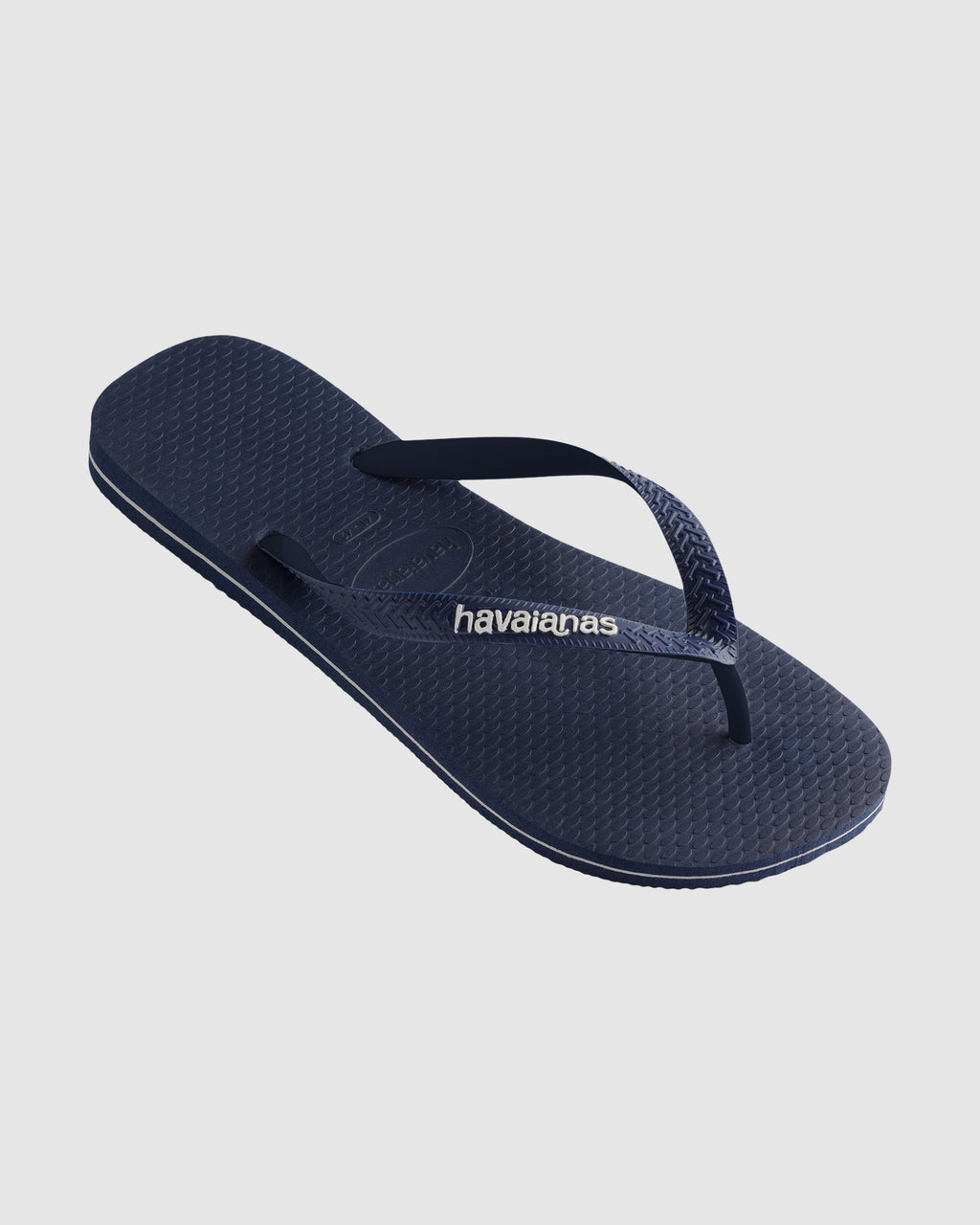 Mens Rubber Logo Thongs