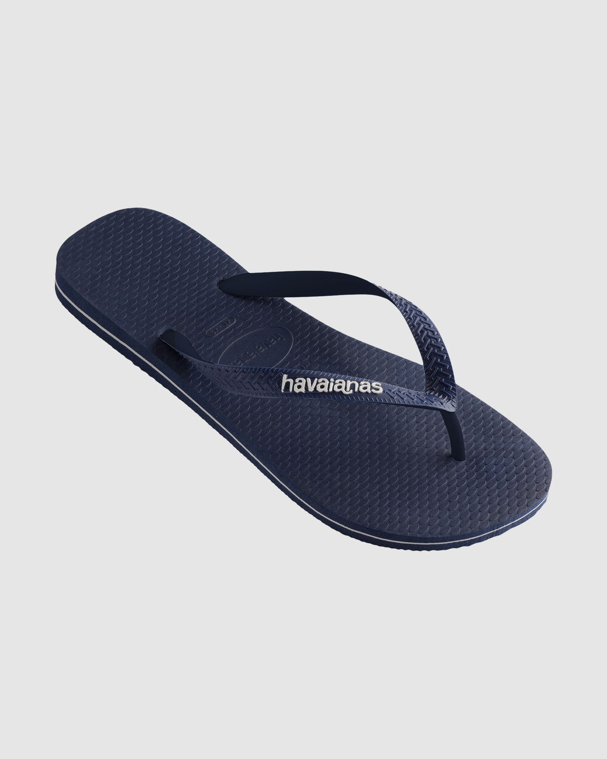 Mens Rubber Logo Thongs