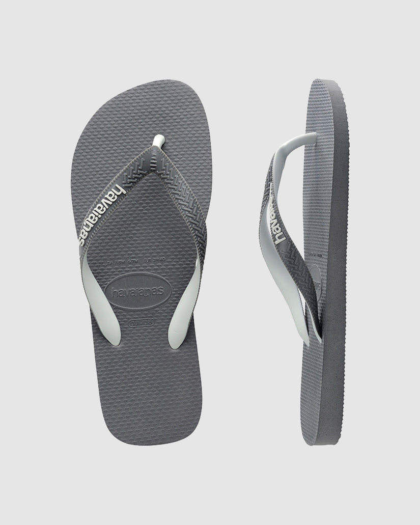 Mens Top Mix Steel Grey Thongs