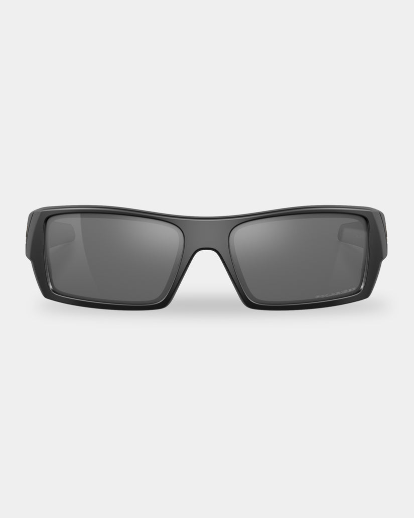 GASCAN MATTE BLACK SUNGLASSES W/ BLACK IRIDESCENT POLARISED LENSES