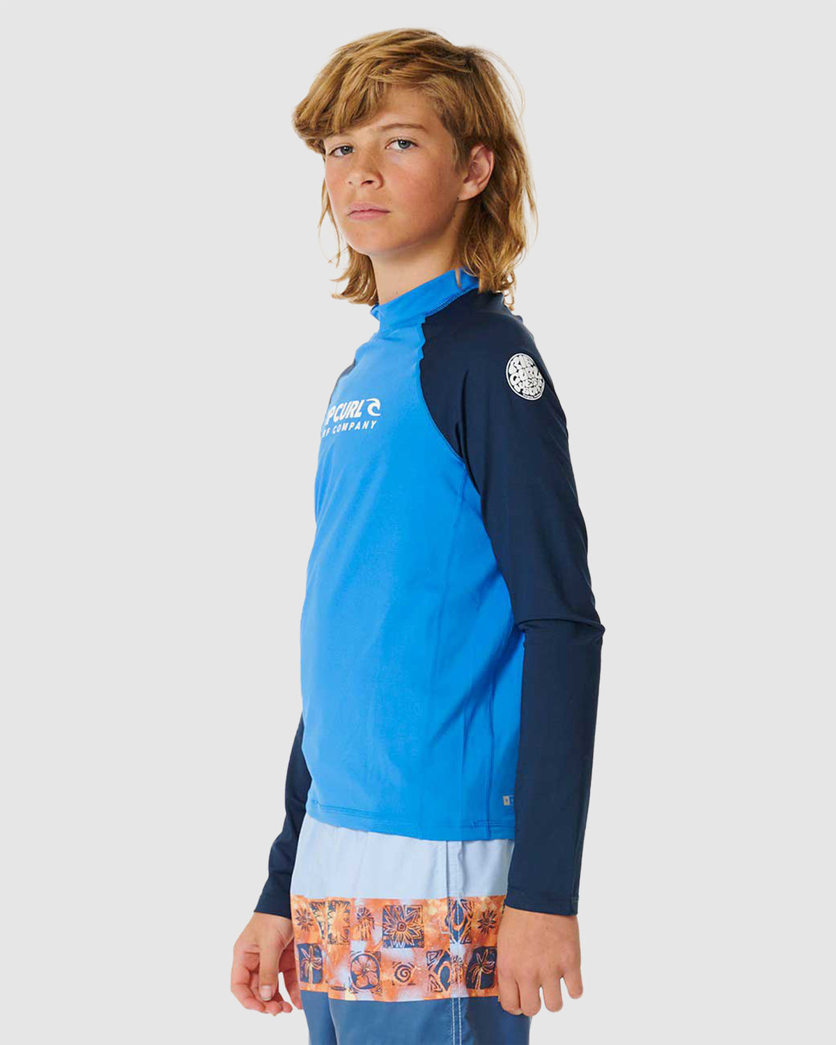 BOYS 8-16 SHOCK UPF LONG SLEEVE RASH VEST