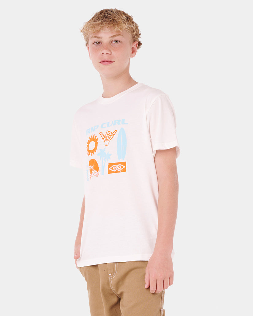 Boys 8-16 Island Paradiso Logo T-Shirt