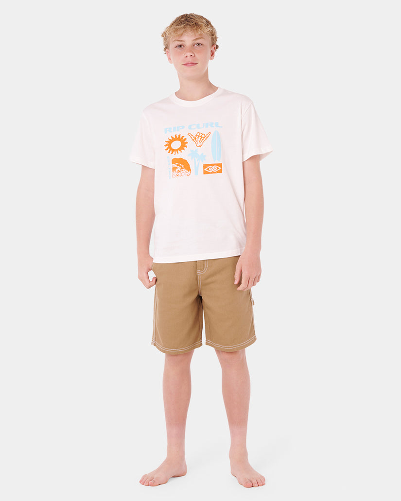 Boys 8-16 Island Paradiso Logo T-Shirt