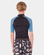 Boys 8-16 Shock UPF Short Sleeve Rash Vest