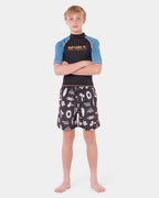 Boys 8-16 Shock UPF Short Sleeve Rash Vest