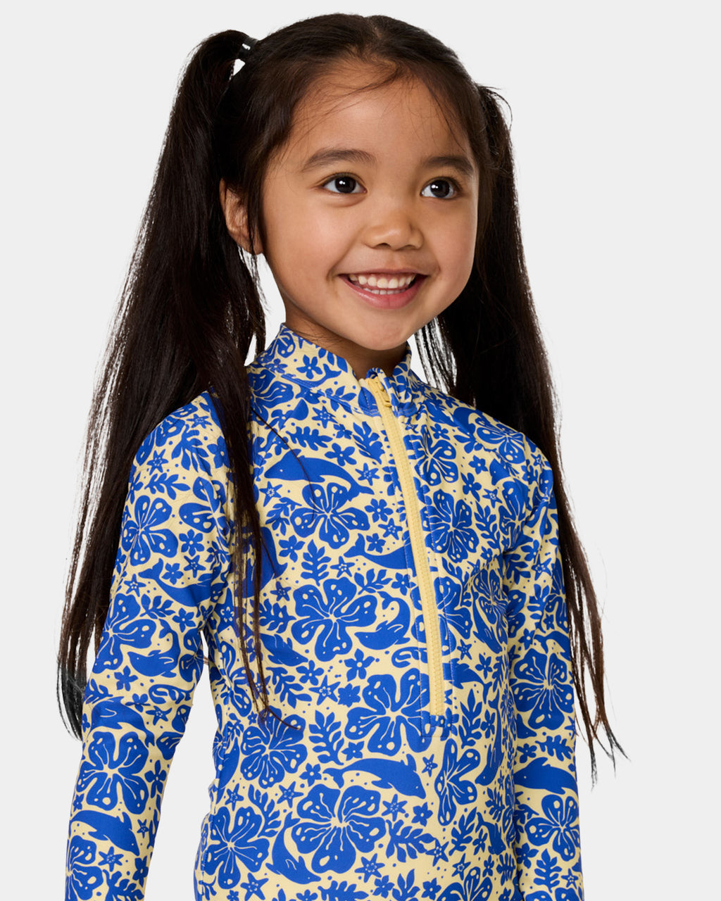 Girls 0-7 Sun And Swell Long Sleeve One Piece