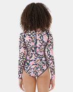 Girls 8-16 Sunset Skies Long Sleeve One Piece