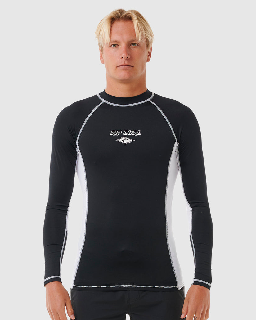 MENS FADE OUT UV LONG SLEEVE RASH VEST