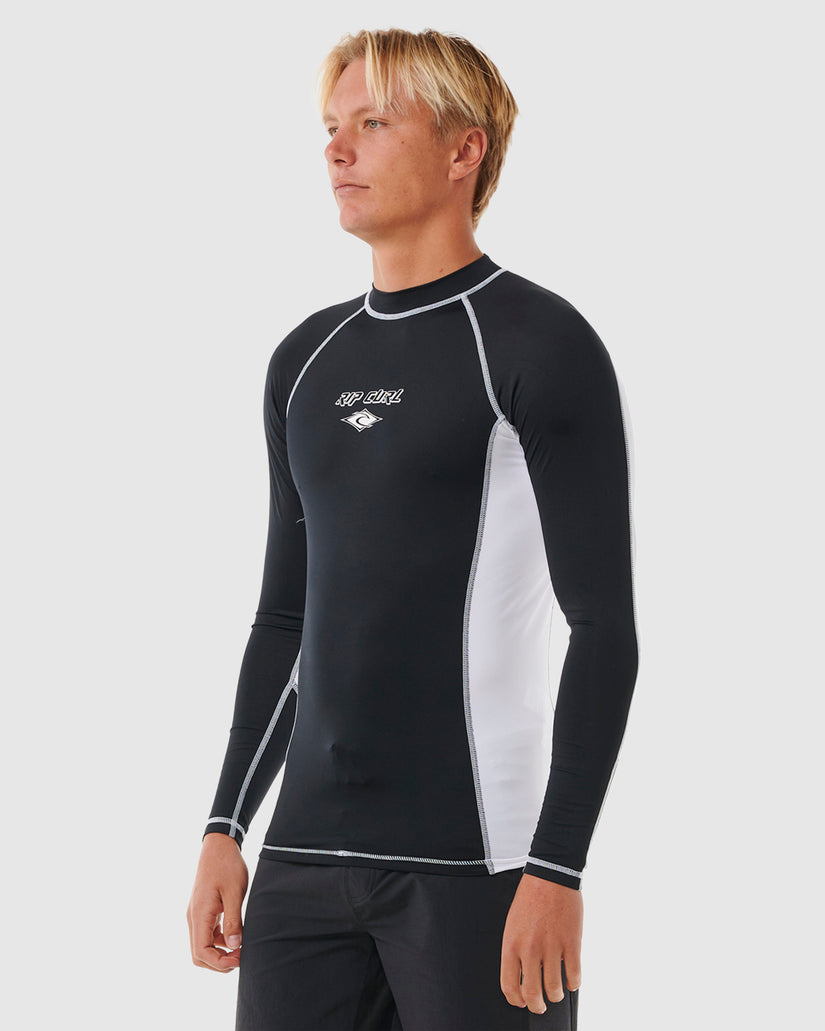 MENS FADE OUT UV LONG SLEEVE RASH VEST