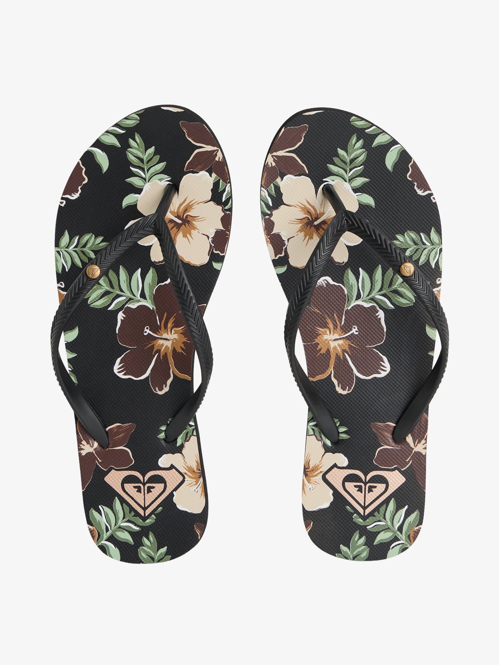 Womens Bermuda Print Thongs