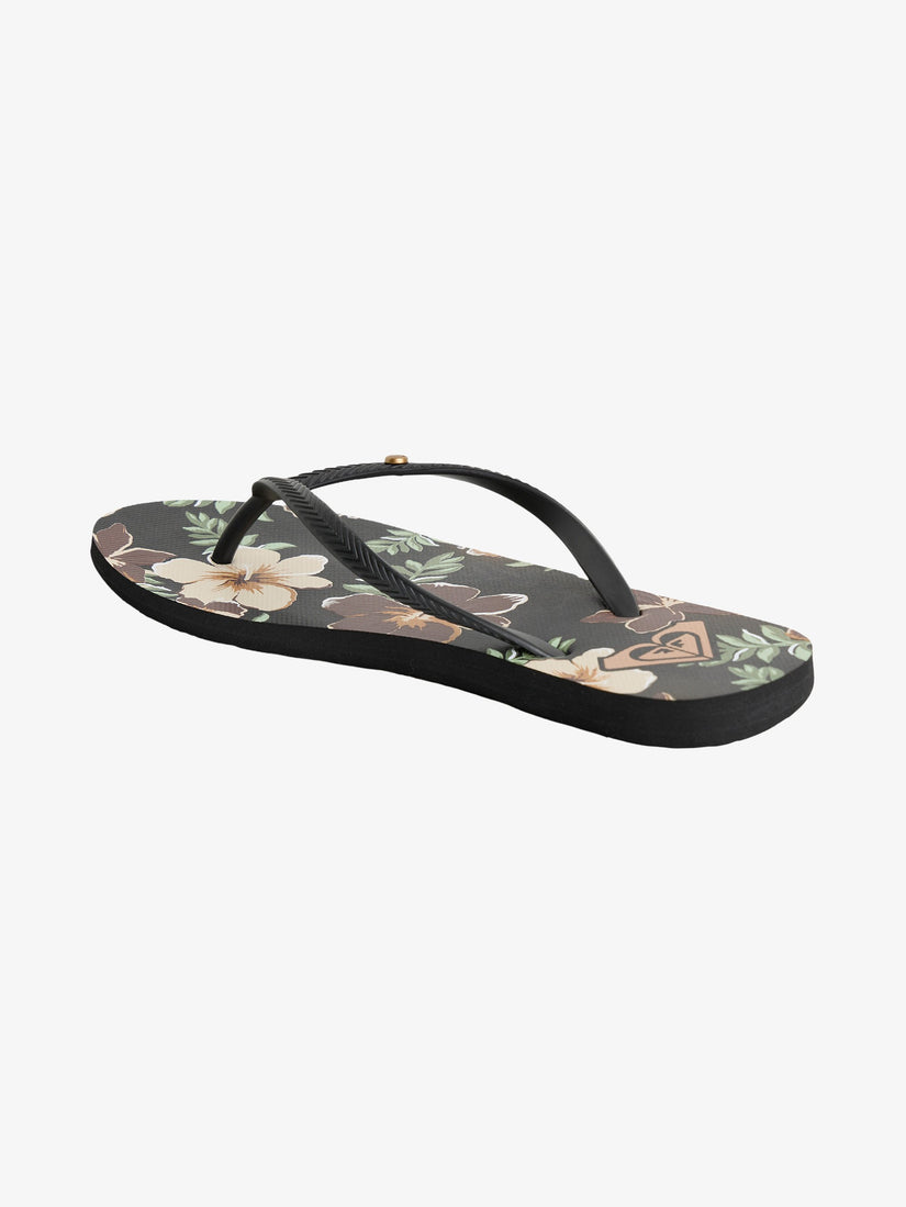 Womens Bermuda Print Thongs