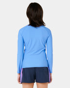 Girls 8-14 Classic Surf Long Sleeve Rash Vest
