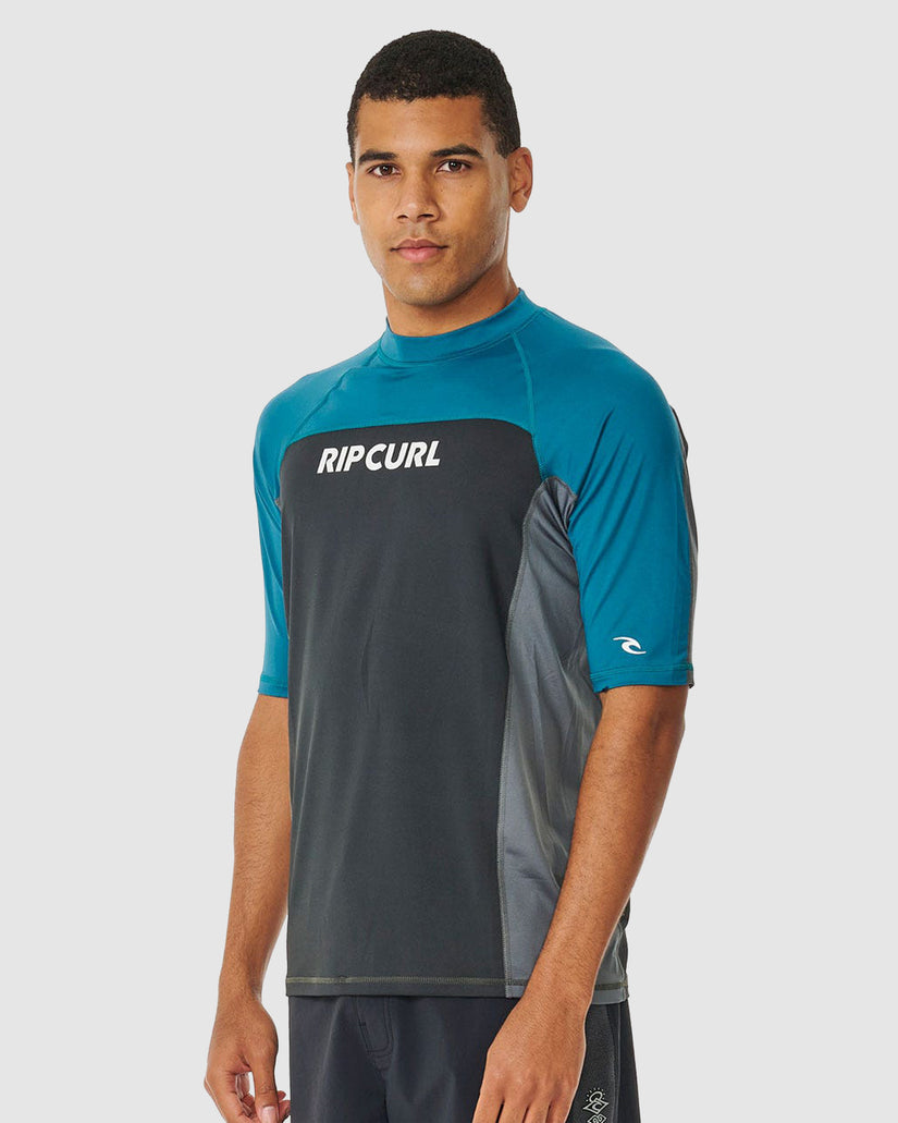 MENS DRIVE UPF SHORT SLEEVE RASH VEST