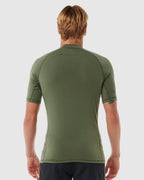 MENS ICONS UPF BRUSHED SHORT SLEEVE RASH VEST