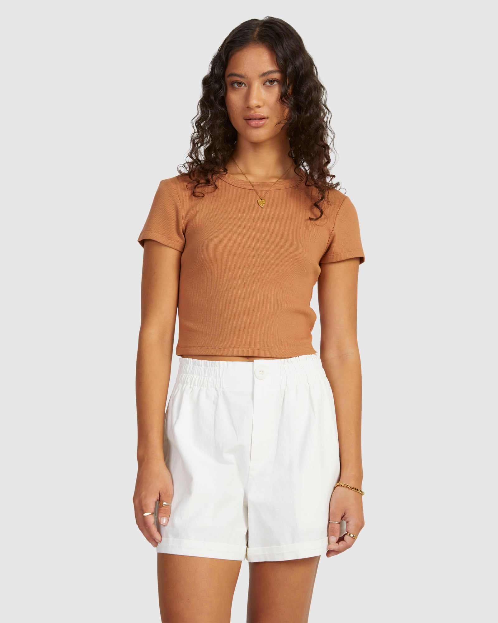 WOMENS BABY RIB T-SHIRT Australia