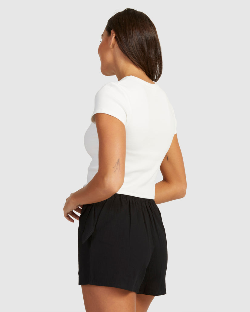 WOMENS BABY RIB T-SHIRT
