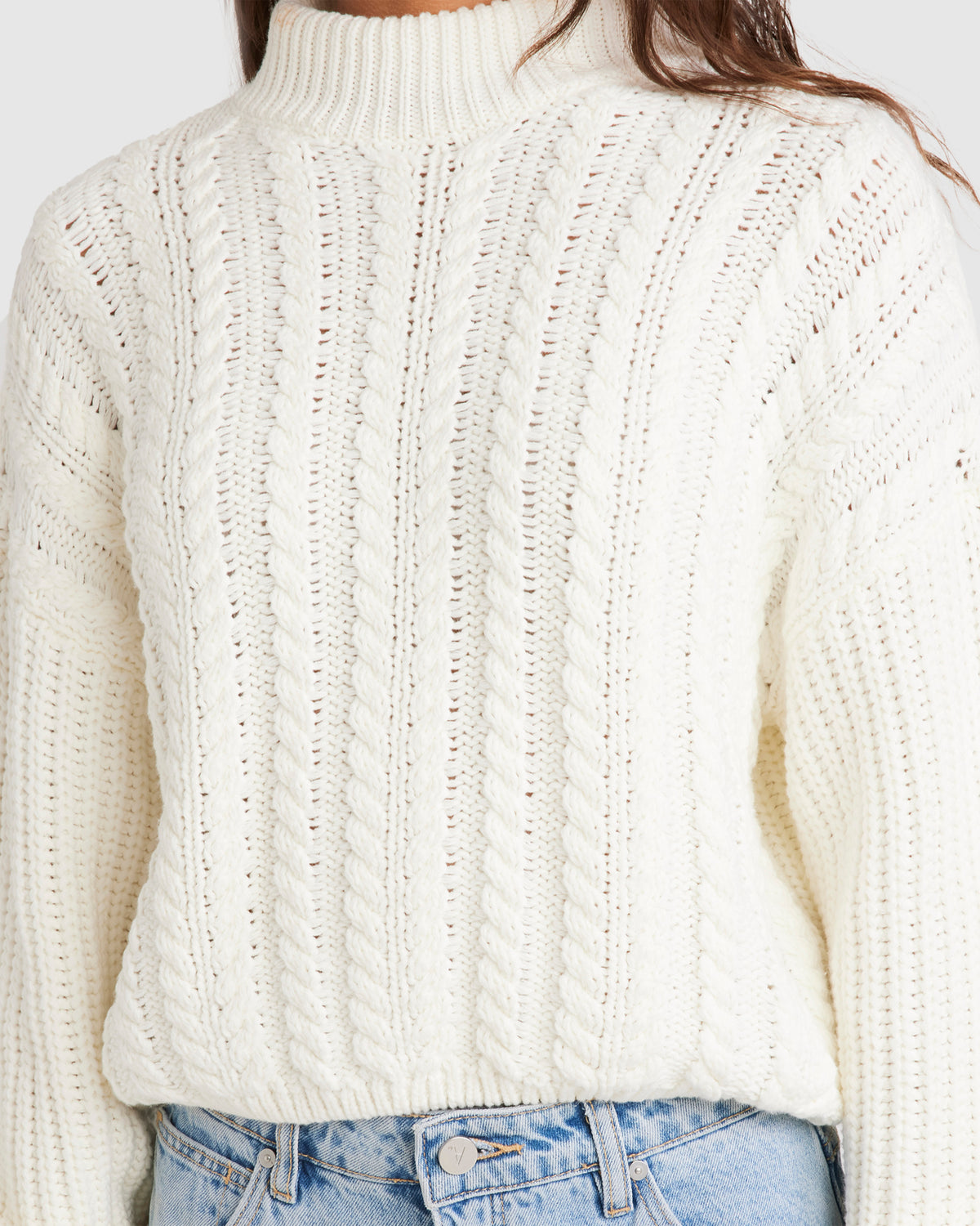 WOMENS CABLES SWEATER