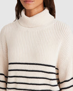 WOMENS STRIPED SWEATER