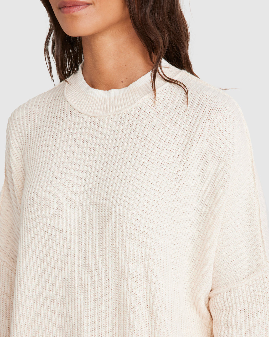 Womens Ringer Crew Neck