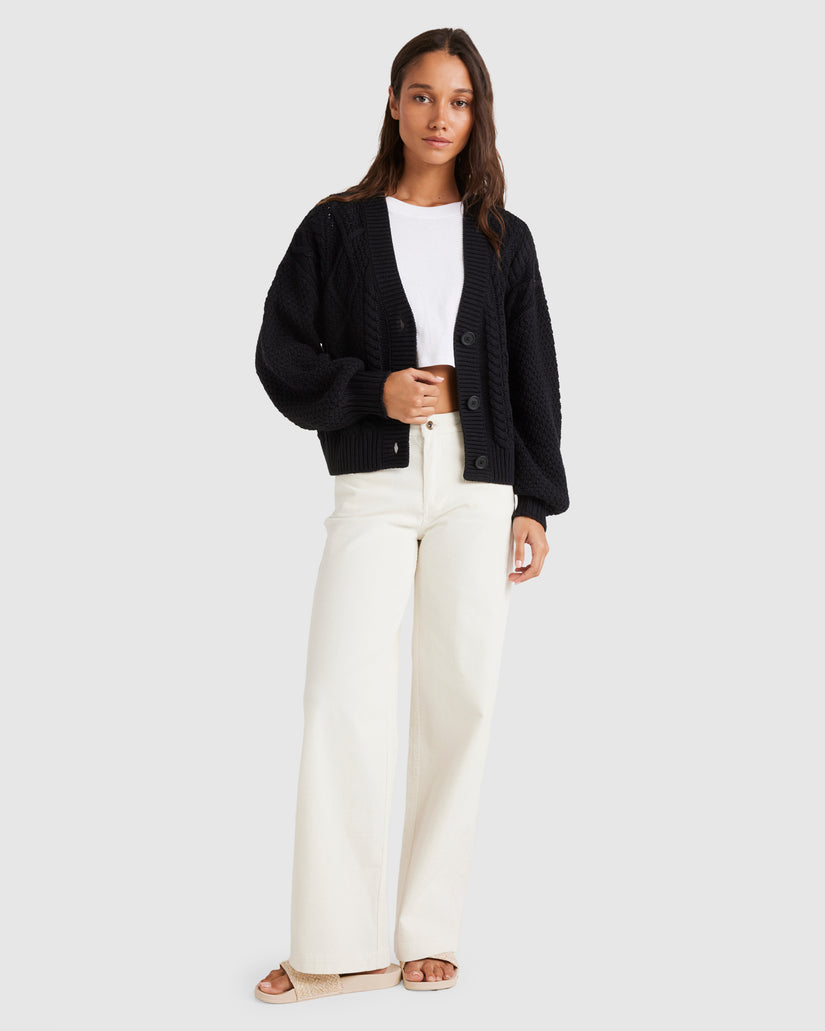 WOMENS PRIM CARDIGAN SWEATER