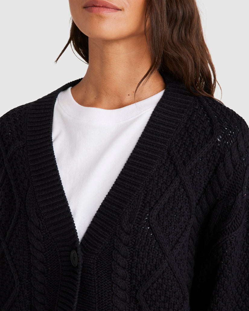 WOMENS PRIM CARDIGAN SWEATER