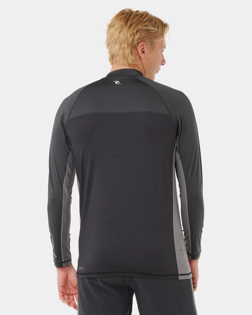 Mens Drive UPF Long Sleeve Rash Vest