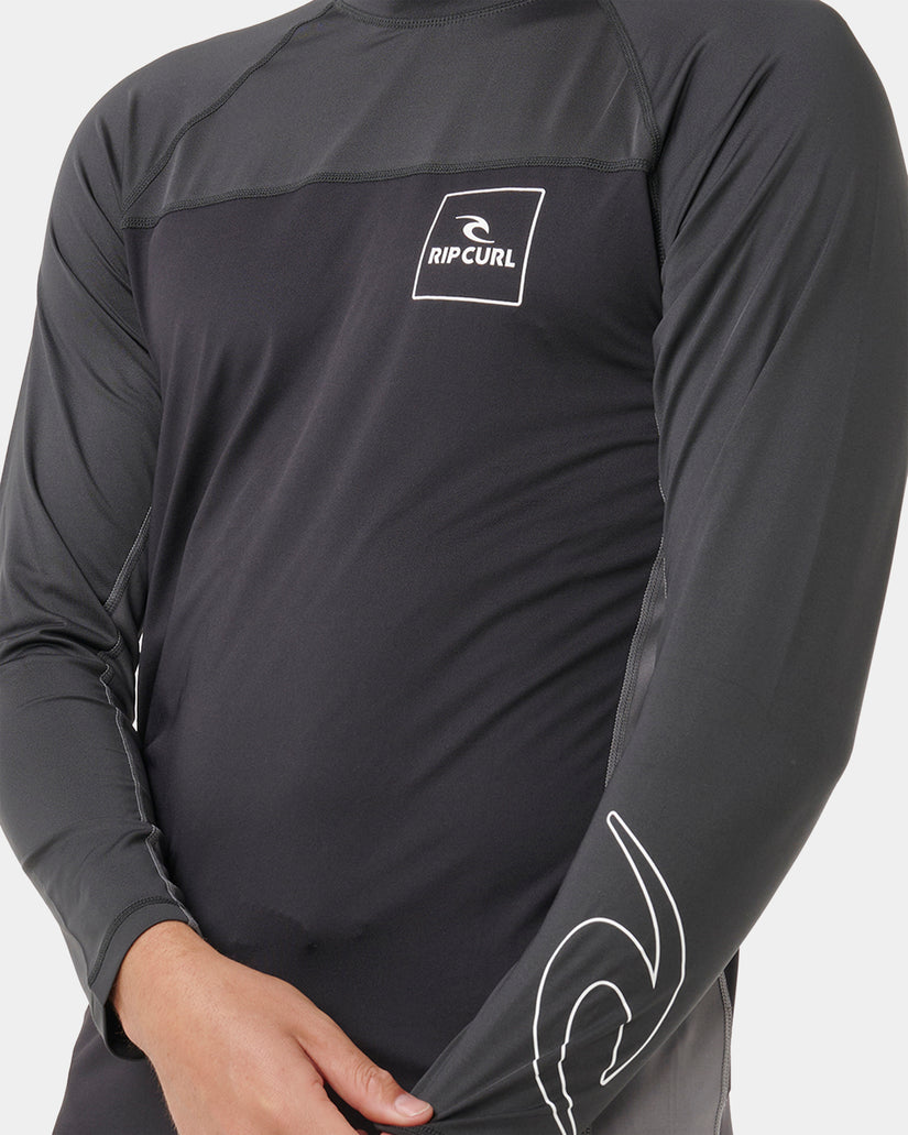 Mens Drive UPF Long Sleeve Rash Vest