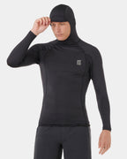 Mens Search UPF Performance Hood Long Sleeve Rash Vest