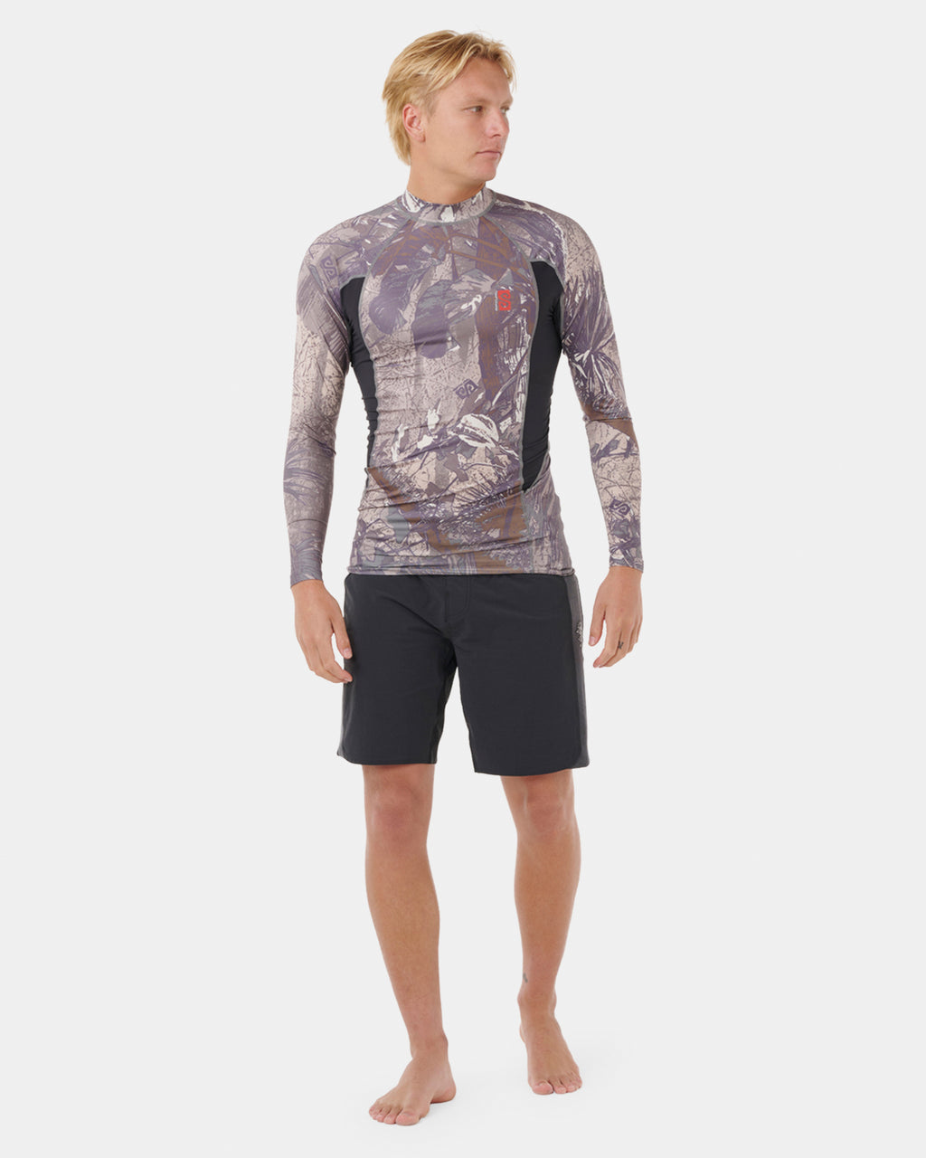 Mens Search UPF Performance Long Sleeve Rash Vest