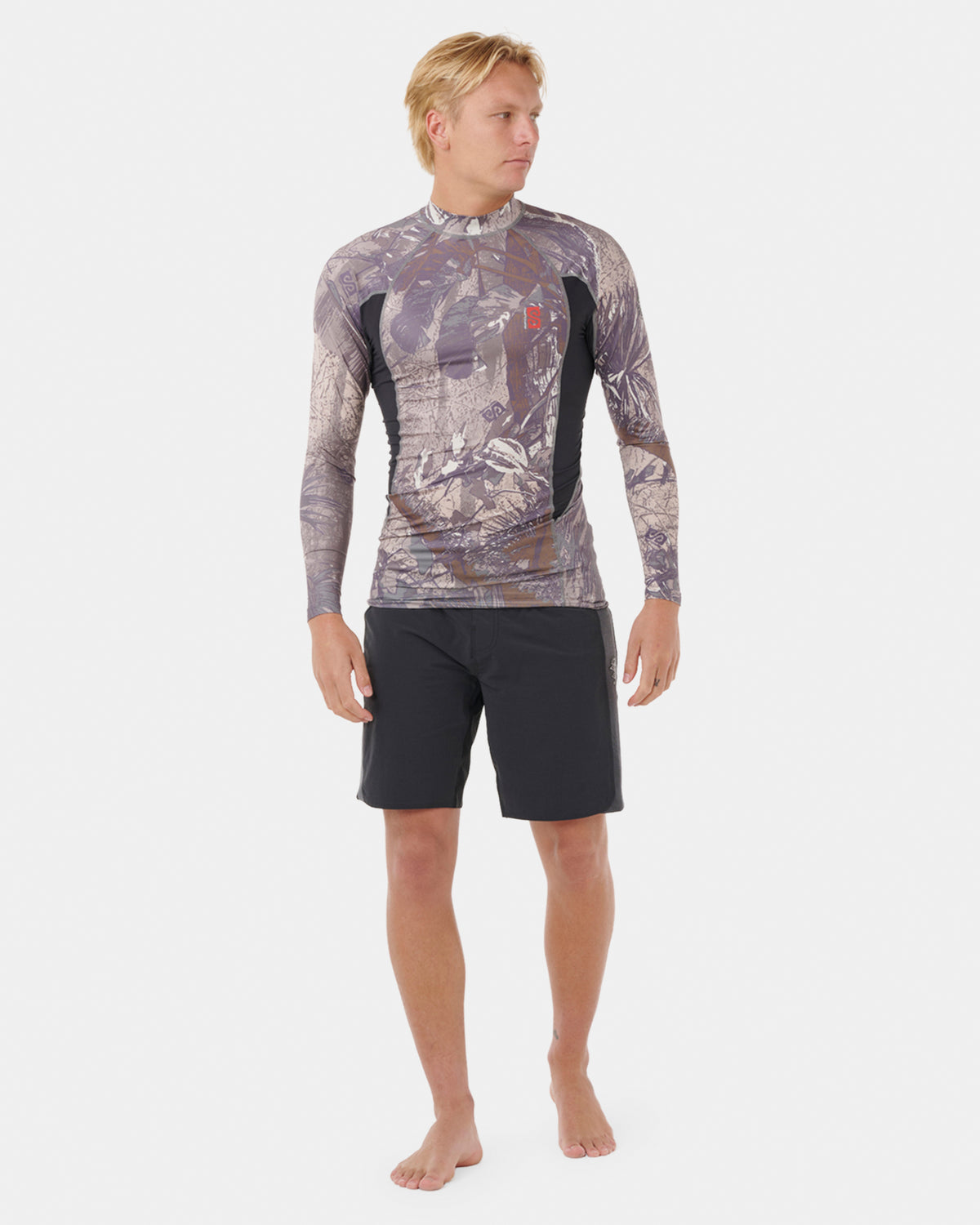 Mens Search UPF Performance Long Sleeve Rash Vest
