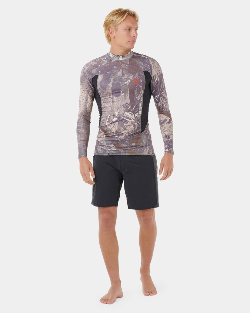 Mens Search UPF Performance Long Sleeve Rash Vest