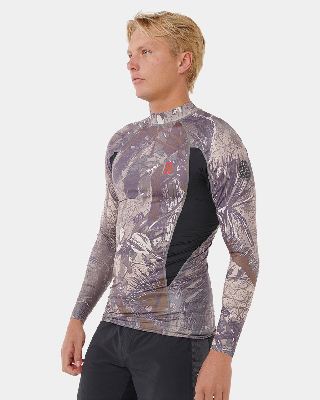 Mens Search UPF Performance Long Sleeve Rash Vest