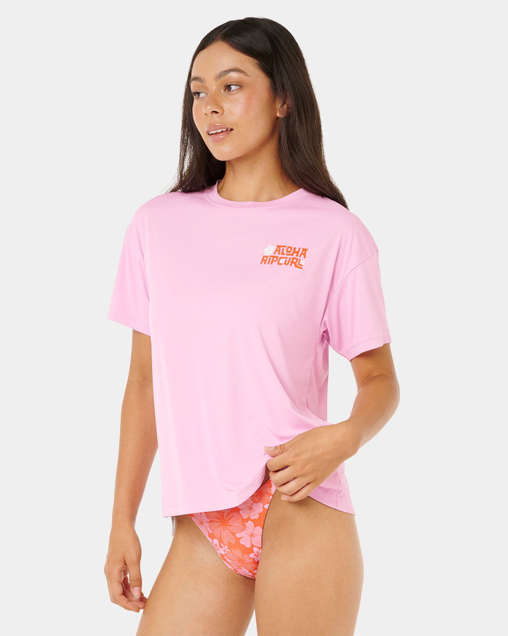 Womens Aloha State Surf Lite UPF Surf Shirt