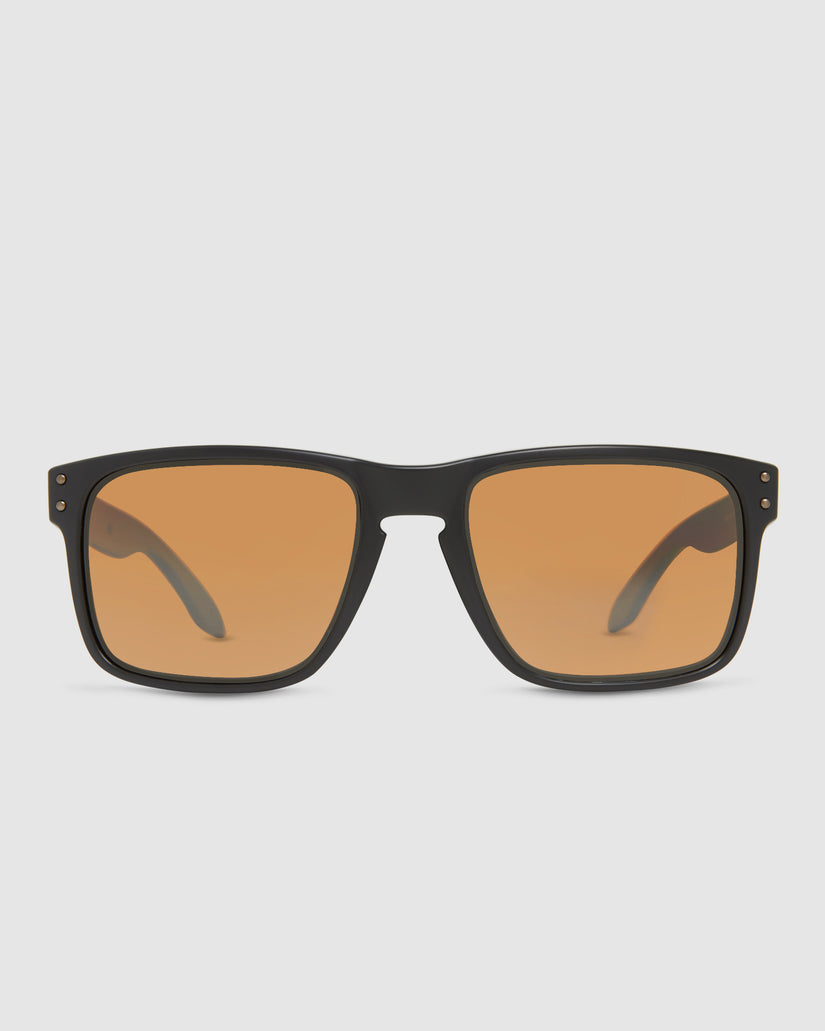 Holbrook Matte Black Prizm Square Sunglasses