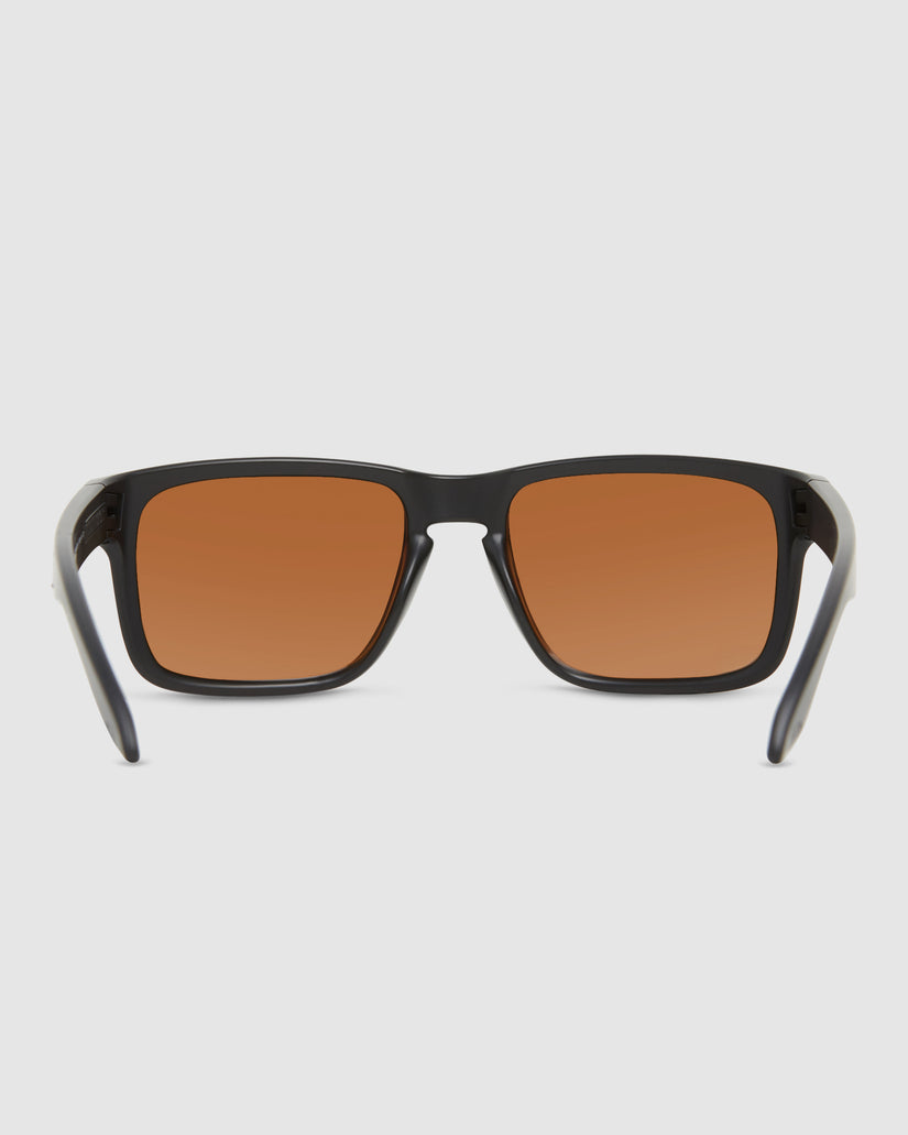 Holbrook Matte Black Prizm Square Sunglasses