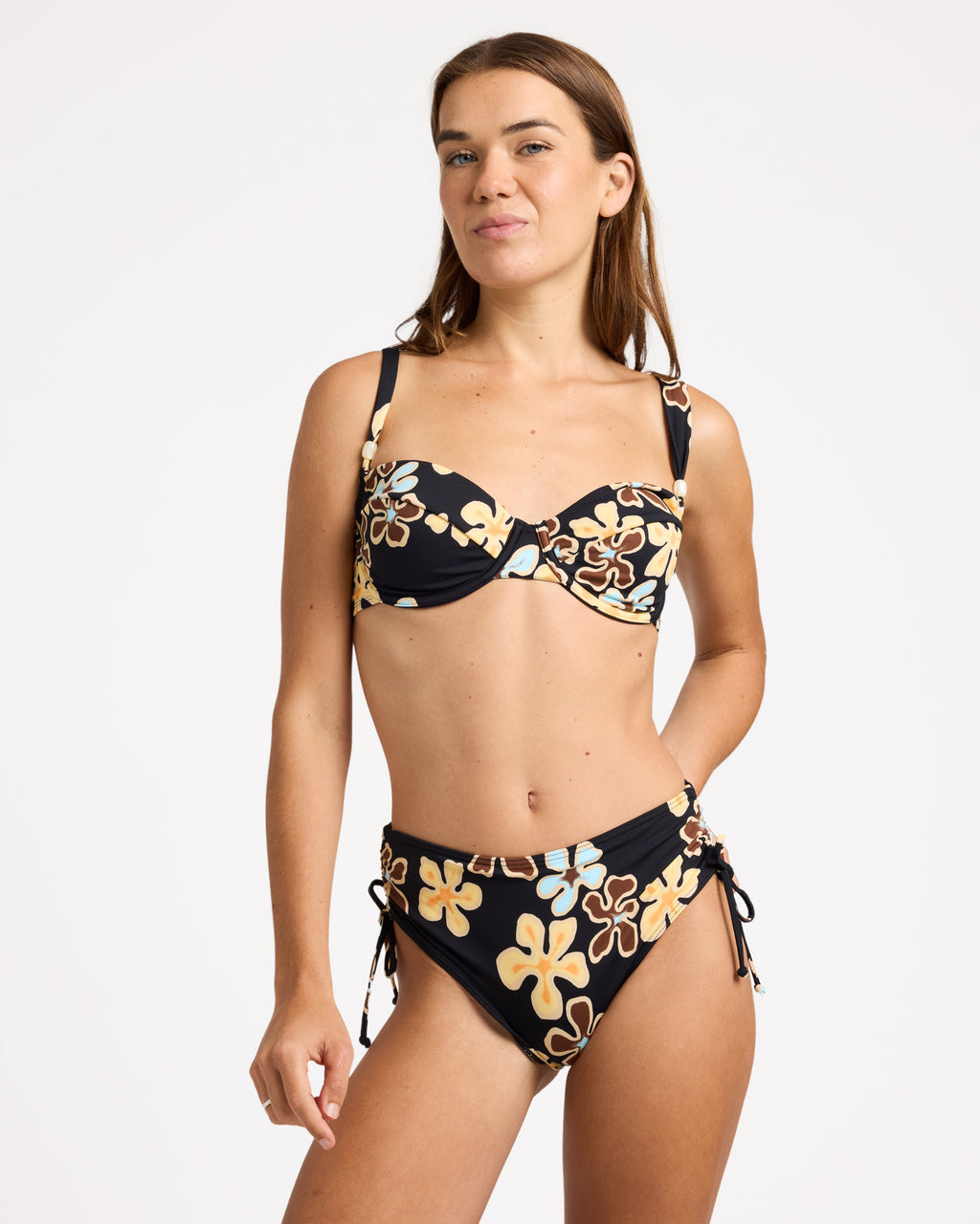 Womens Nostalgic Feels Underwire D Cup Bikini Top