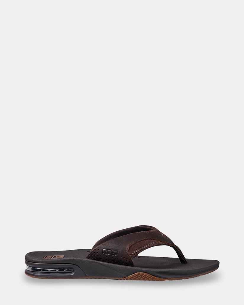MENS LEATHER FANNING THONGS