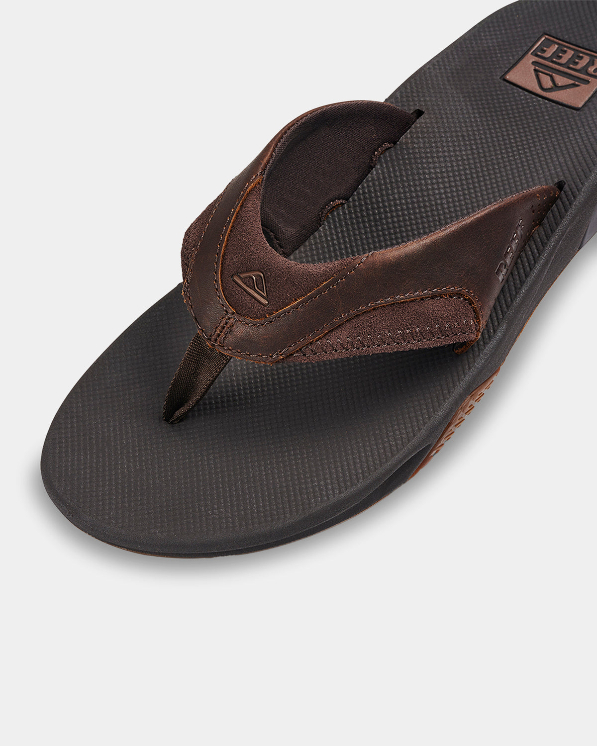 MENS LEATHER FANNING THONGS