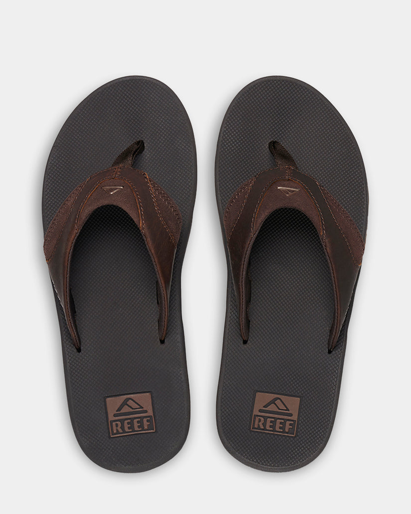 MENS LEATHER FANNING THONGS