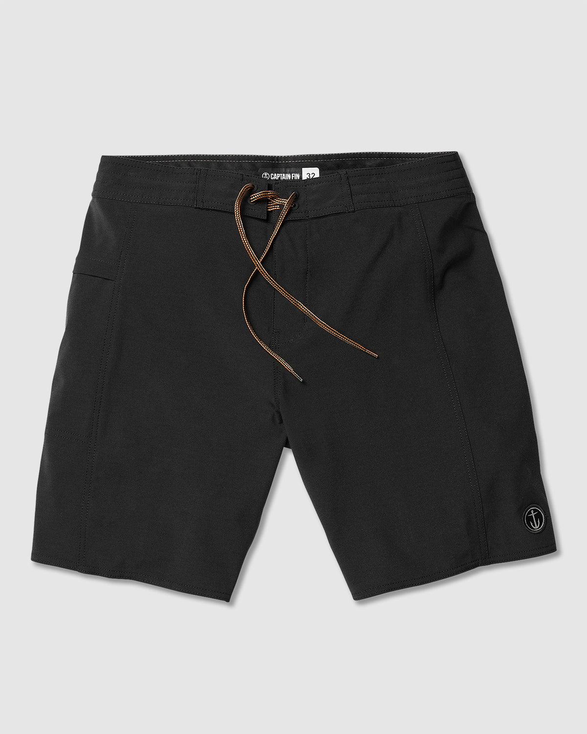 MENS CAPTAIN KEYHOLE SOLID BOARDSHORTS