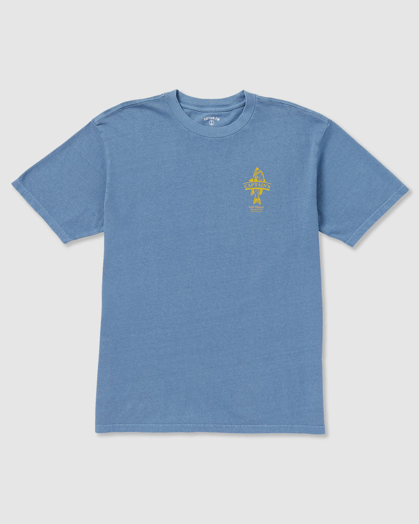 MENS CAP FISH HOUSE SHORT SLEEVE T-SHIRT