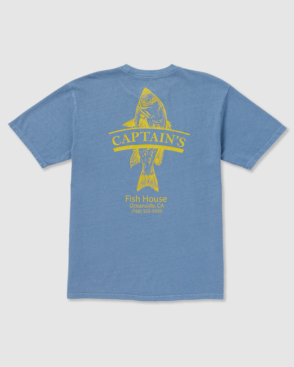 MENS CAP FISH HOUSE SHORT SLEEVE T-SHIRT