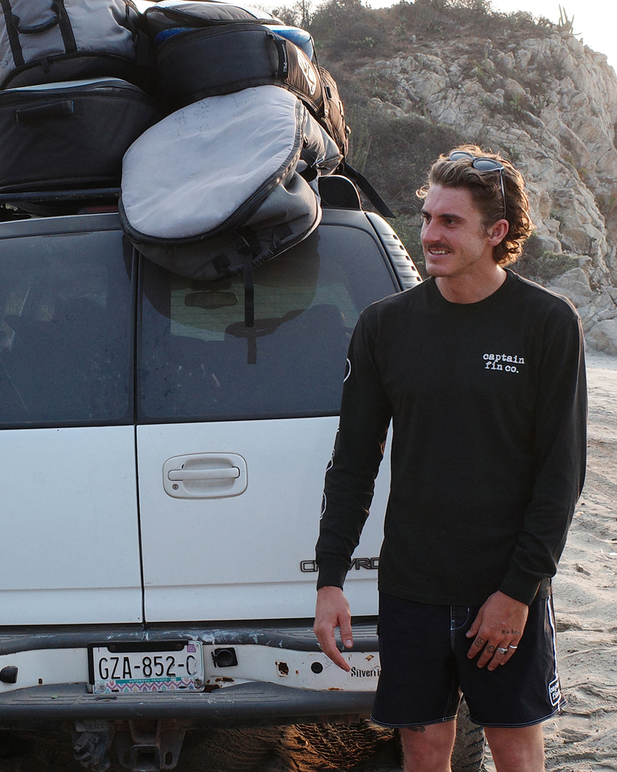 MENS ANCHOR LONG SLEEVE T-SHIRT