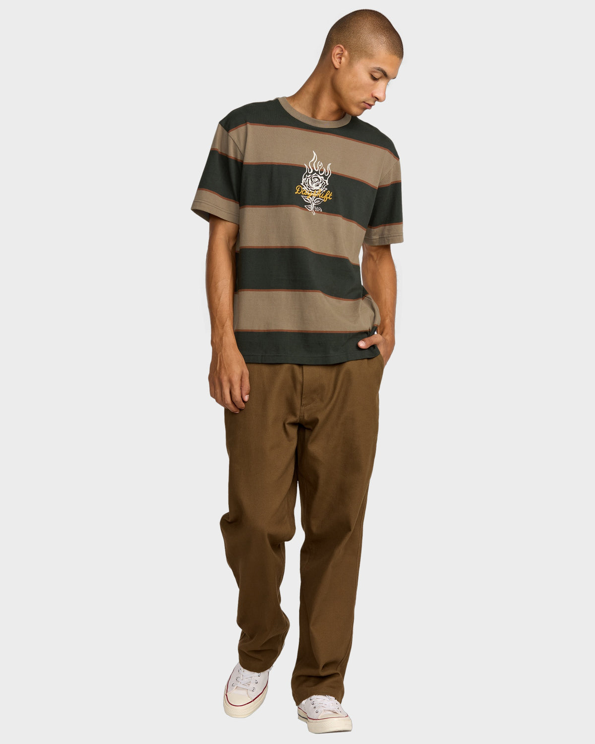 Mens Ksl Stripe T-Shirt