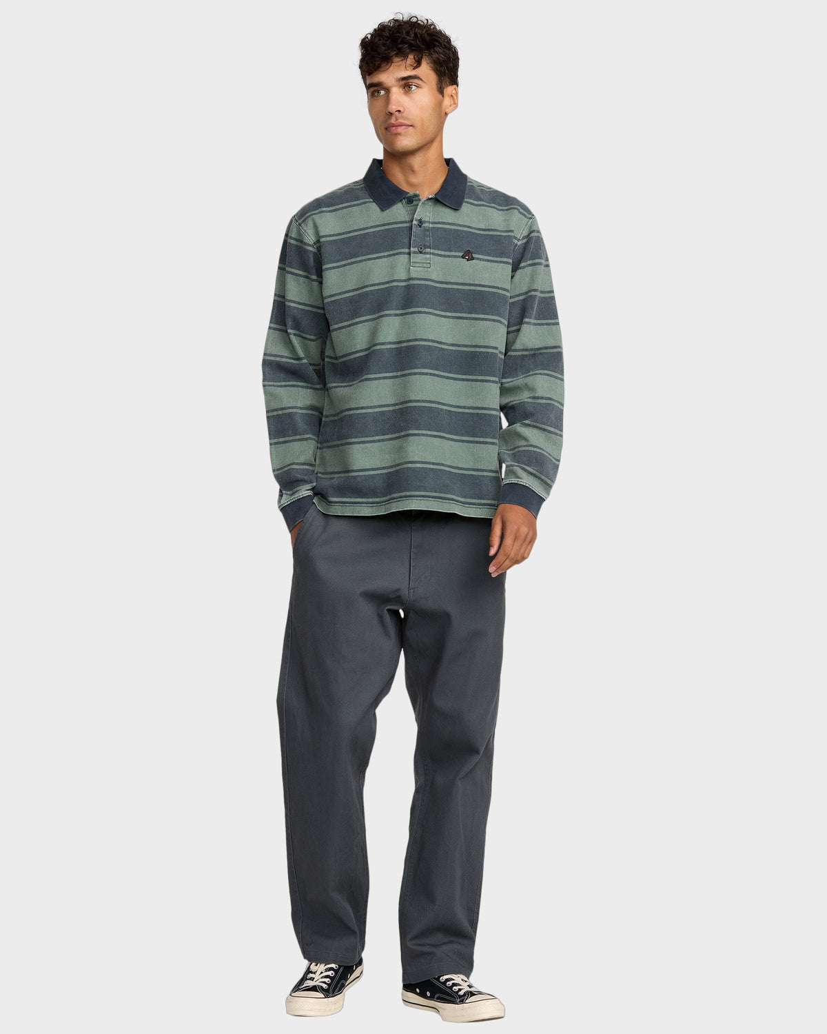 Mens Ksl Polo Long Sleeve Shirt