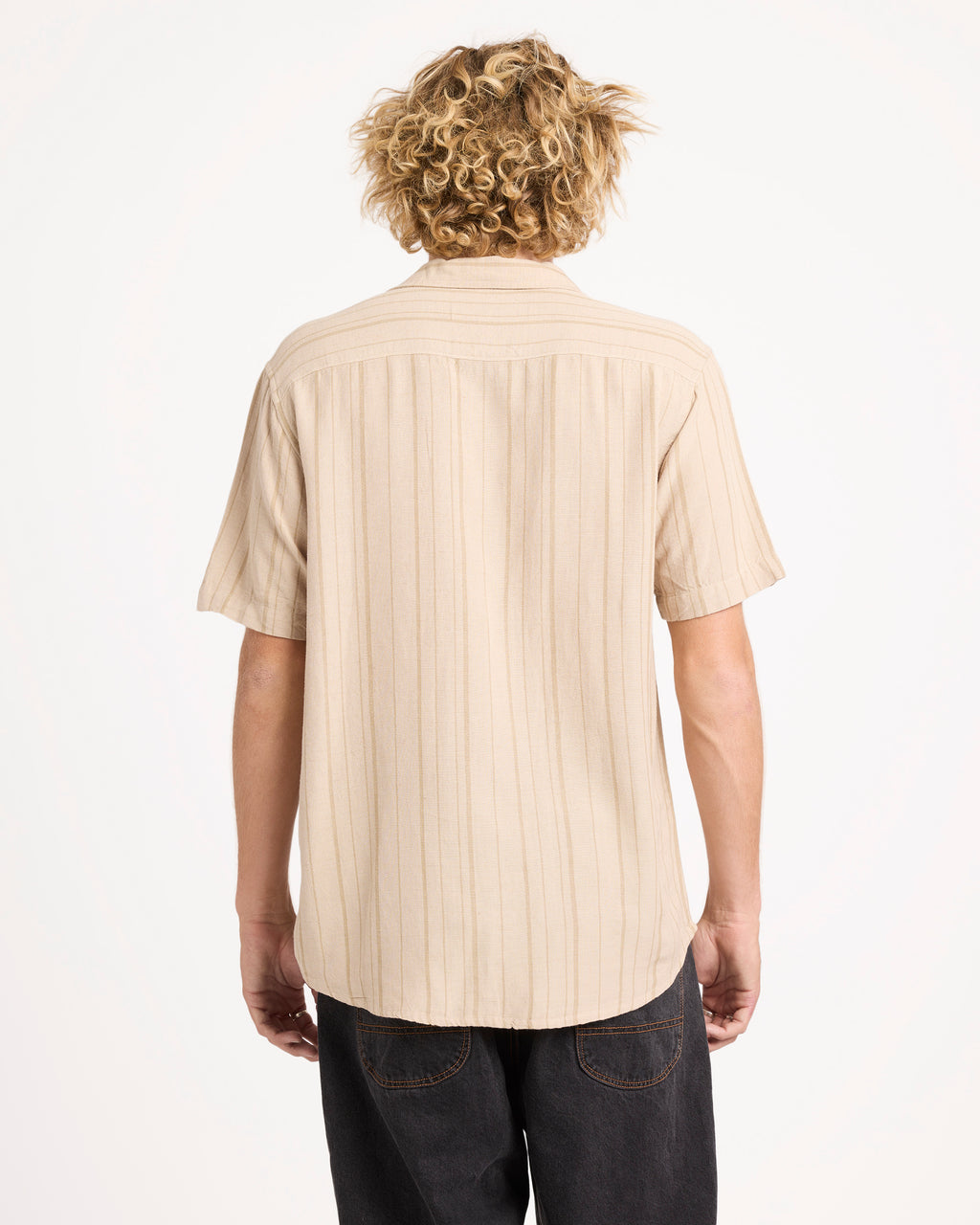 Mens Exotica Stripe Short Sleeve Shirt