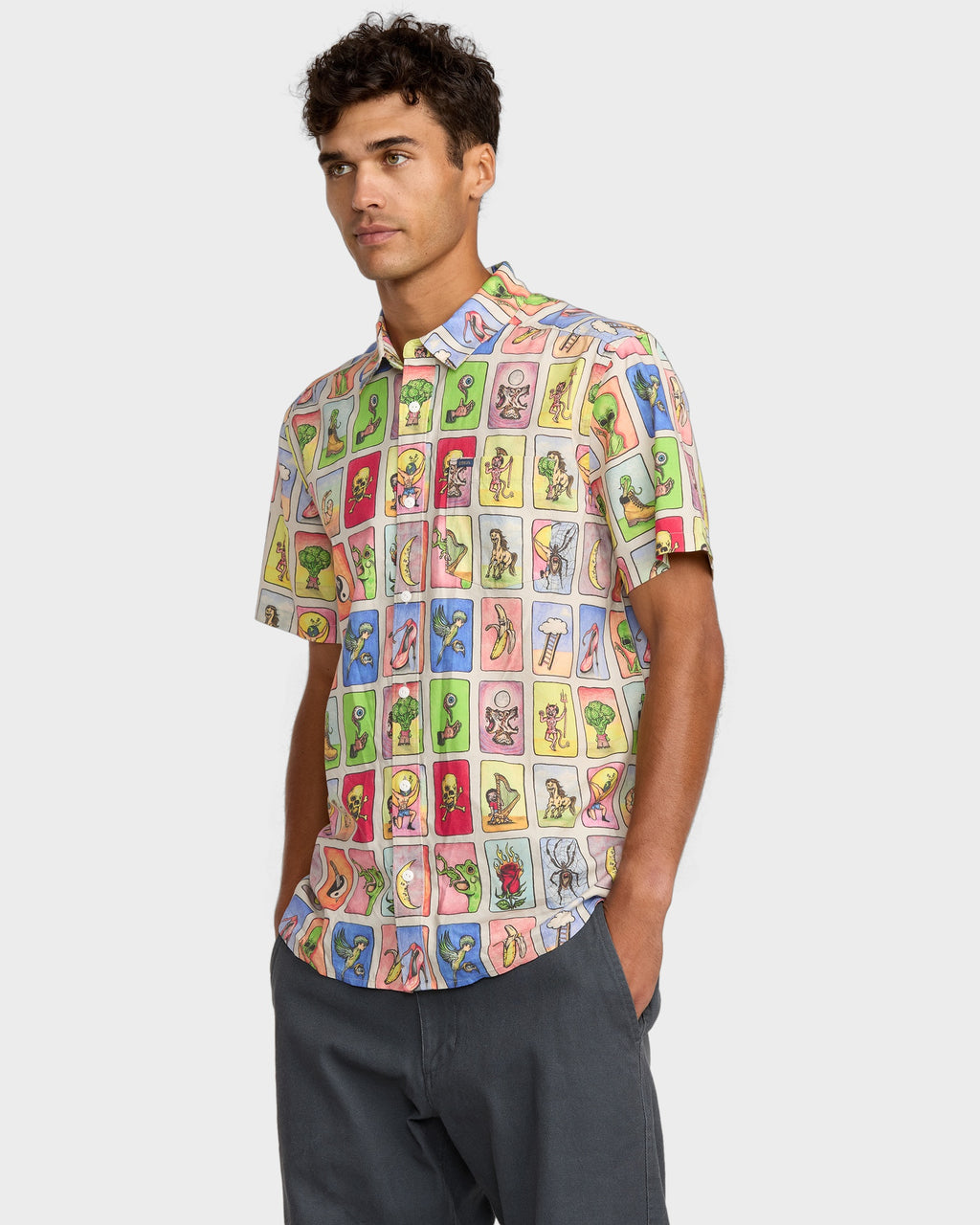 Mens Ksl Tarjeta Short Sleeve Shirt