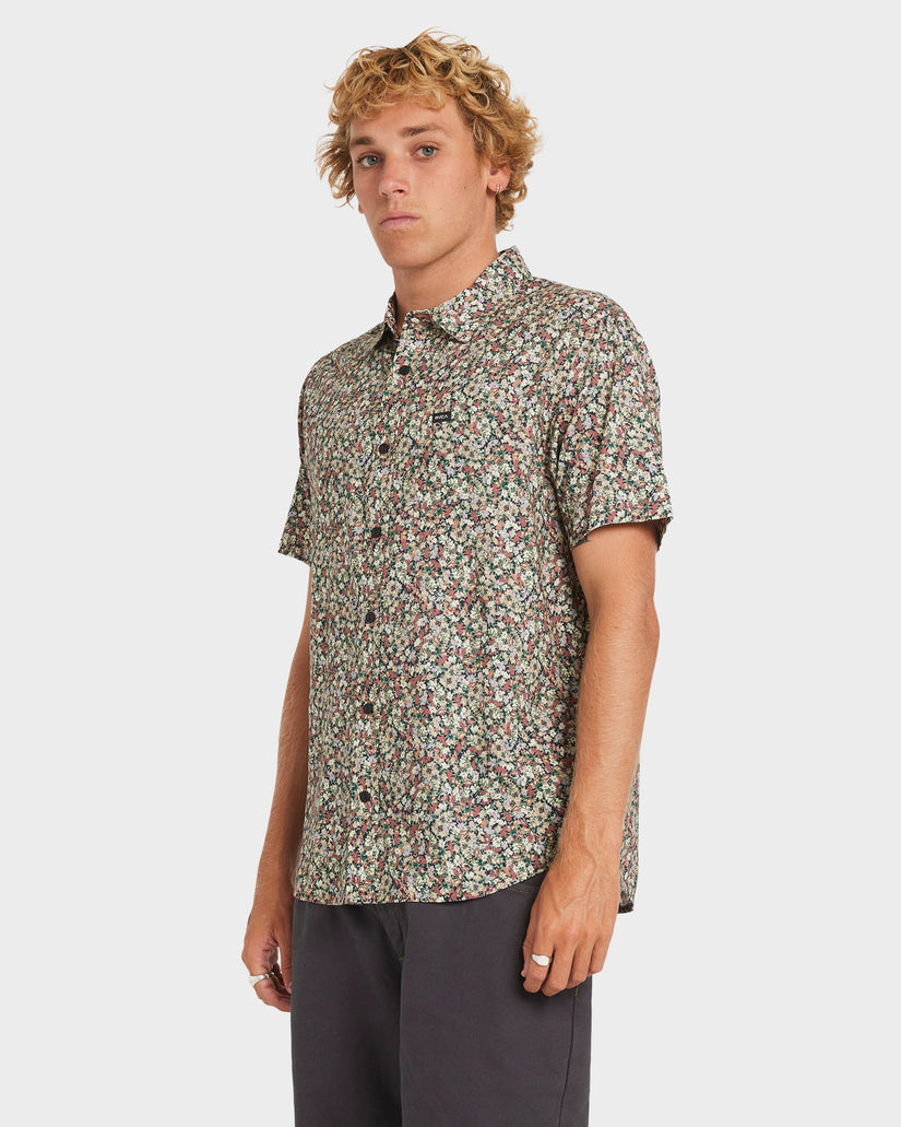 Mens Heavy Bloom Short Sleeve Shirt